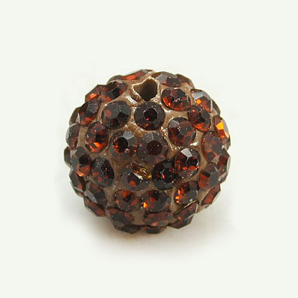 PandaHall Polymer Clay Rhinestone Beads, Pave Disco Ball Beads, Grade A, Round, PP15, Coffee, 10mm, Hole: 1.8~2mm Polymer Clay+Glass..., Brown
PandaHall Polymer Clay Rhinestone Beads, Pave Disco Ball Beads, Grade A, Round, PP15, Coffee, 10mm, Hole: 1.8~2mm Polymer Clay+Glass..., Brown
