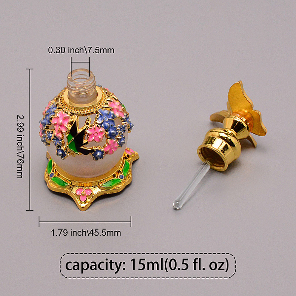 PandaHall GORGECRAFT Butterfly Decorative Glass Perfume Bottle Gold Spray Atomizer Pump Empty Fragrance Refillable Glass Scent Bottles...
PandaHall GORGECRAFT Butterfly Decorative Glass Perfume Bottle Gold Spray Atomizer Pump Empty Fragrance Refillable Glass Scent Bottles...