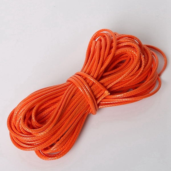 PandaHall Waxed Polyester Cord, Round, Orange Red, 1.5mm, 10m/bundle Waxed Polyester Cord Round
PandaHall Waxed Polyester Cord, Round, Orange Red, 1.5mm, 10m/bundle Waxed Polyester Cord Round