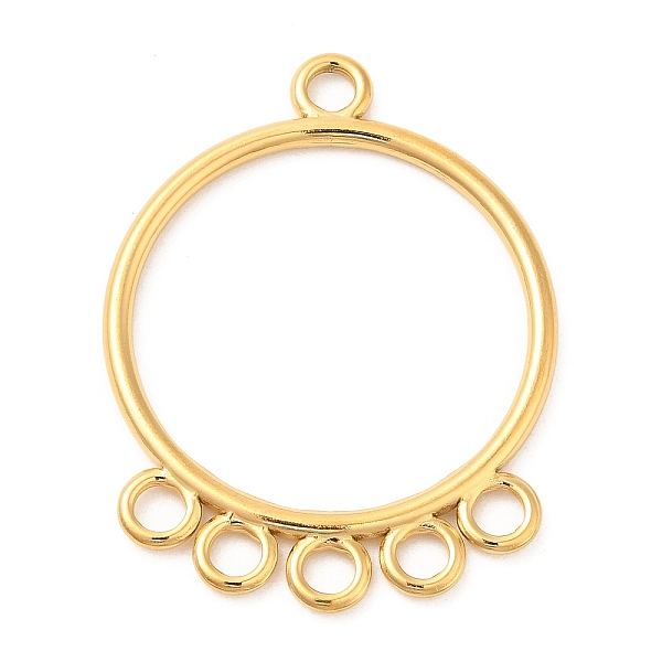 PandaHall Ion Plating(IP) 304 Stainless Steel Chandelier Component Links, Round, Golden, 40x30x2mm, Hole: 3mm 304 Stainless Steel Ring
PandaHall Ion Plating(IP) 304 Stainless Steel Chandelier Component Links, Round, Golden, 40x30x2mm, Hole: 3mm 304 Stainless Steel Ring