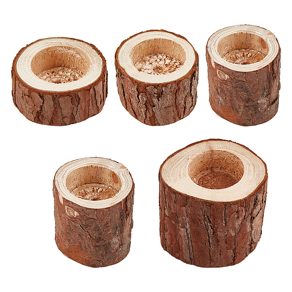PandaHall OLYCRAFT 5Pcs 5 Styles Natural Wood Candle Holders, for Rustic Wedding Party Birthday Holiday Decoration, Column, 1pc/style Wood
PandaHall OLYCRAFT 5Pcs 5 Styles Natural Wood Candle Holders, for Rustic Wedding Party Birthday Holiday Decoration, Column, 1pc/style Wood
