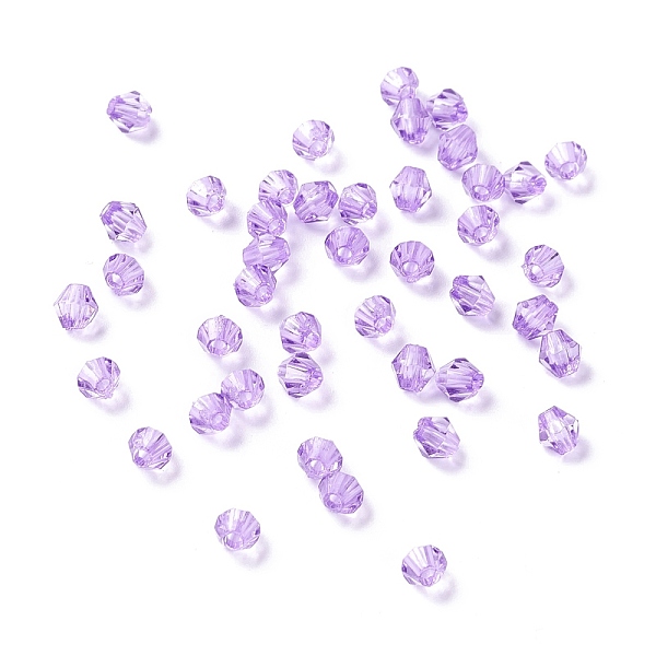 PandaHall Transparent Acrylic Beads, Bicone, Blue Violet, 4x4mm, Hole: 1.2mm, about 25000pcs/500g Acrylic Bicone
PandaHall Transparent Acrylic Beads, Bicone, Blue Violet, 4x4mm, Hole: 1.2mm, about 25000pcs/500g Acrylic Bicone