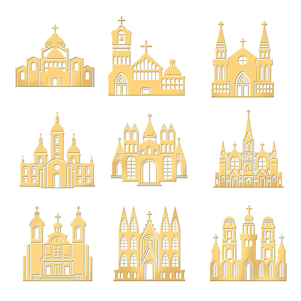 PandaHall Nickel Decoration Stickers, Metal Resin Filler, Epoxy Resin & UV Resin Craft Filling Material, Golden, Cathedral, Religion, House...
PandaHall Nickel Decoration Stickers, Metal Resin Filler, Epoxy Resin & UV Resin Craft Filling Material, Golden, Cathedral, Religion, House...