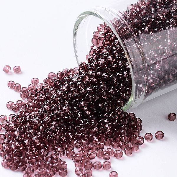 PandaHall TOHO Round Seed Beads, Japanese Seed Beads, (6B) Transparent Medium Amethyst, 11/0, 2.2mm, Hole: 0.8mm, about 1110pcs/10g Glass..., Purple
PandaHall TOHO Round Seed Beads, Japanese Seed Beads, (6B) Transparent Medium Amethyst, 11/0, 2.2mm, Hole: 0.8mm, about 1110pcs/10g Glass..., Purple