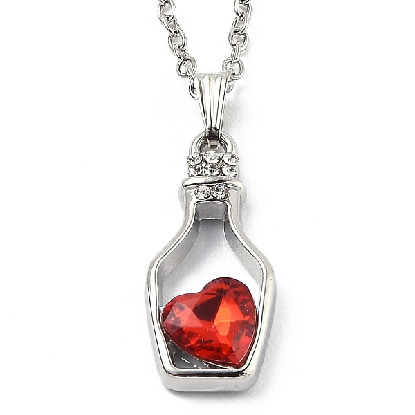 PandaHall Alloy Resin Pendant Necklaces, with Cable Chains, Bottle with Heart, Platinum, Red, 16.73 inch(42.5cm) Resin Red
PandaHall Alloy Resin Pendant Necklaces, with Cable Chains, Bottle with Heart, Platinum, Red, 16.73 inch(42.5cm) Resin Red