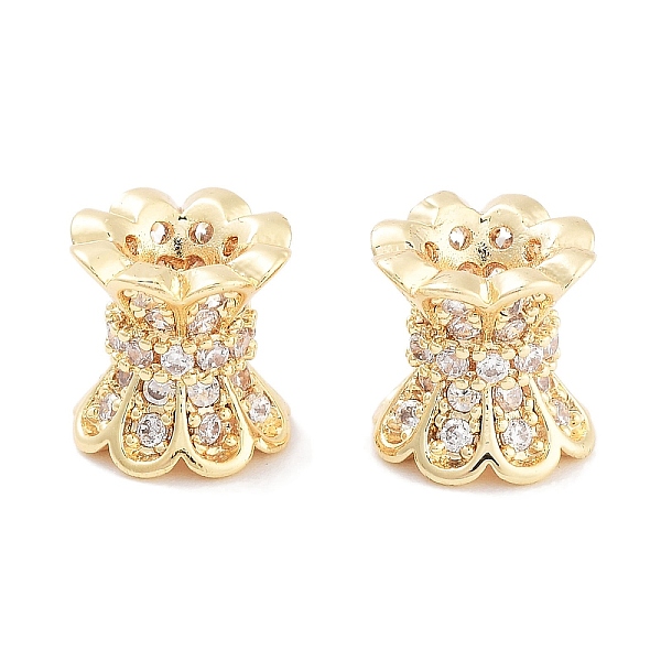 PandaHall Brass Micro Pave Clear Cubic Zirconia Beads, Column, Real 18K Gold Plated, Wavy edge, Clear, 8.2x8mm, Hole: 1.8mm Brass+Cubic...
PandaHall Brass Micro Pave Clear Cubic Zirconia Beads, Column, Real 18K Gold Plated, Wavy edge, Clear, 8.2x8mm, Hole: 1.8mm Brass+Cubic...