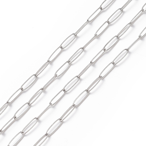 PandaHall 304 Stainless Steel Paperclip Chains, Soldered, with Spool, Stainless Steel Color, 10x2.5x0.5mm, about 65.61 Feet(20m)/roll 304...
PandaHall 304 Stainless Steel Paperclip Chains, Soldered, with Spool, Stainless Steel Color, 10x2.5x0.5mm, about 65.61 Feet(20m)/roll 304...