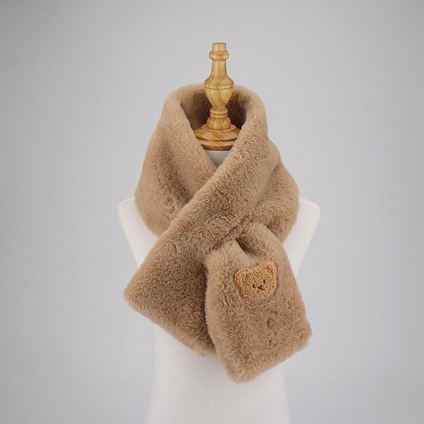 PandaHall Polyester Faux Rabbit Fur Boys Girls Adjustable Neck Warmer Scarf, Winter Autumn Kids Cute Bear Collar Scarf, Tan, 830~1300mm..., Orange
PandaHall Polyester Faux Rabbit Fur Boys Girls Adjustable Neck Warmer Scarf, Winter Autumn Kids Cute Bear Collar Scarf, Tan, 830~1300mm..., Orange
