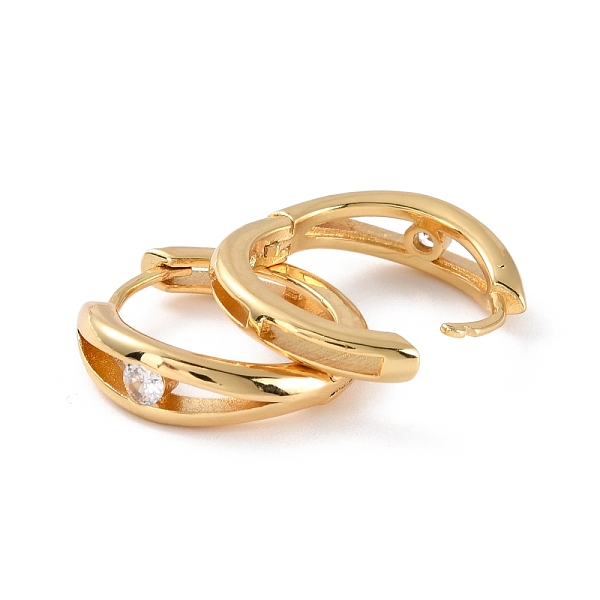 PandaHall Small Clear Cubic Zirconia Hoop Earring for Women, Cadmium Free & Lead Free, Real 18K Gold Plated, 19x5.5mm, Pin: 1mm Cubic...
PandaHall Small Clear Cubic Zirconia Hoop Earring for Women, Cadmium Free & Lead Free, Real 18K Gold Plated, 19x5.5mm, Pin: 1mm Cubic...