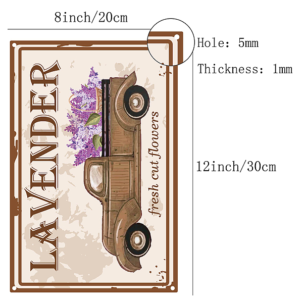 PandaHall Vintage Metal Tin Sign, Wall Decor for Bars, Restaurants, Cafes Pubs, Car Pattern, 30x20cm Tinplate Car
PandaHall Vintage Metal Tin Sign, Wall Decor for Bars, Restaurants, Cafes Pubs, Car Pattern, 30x20cm Tinplate Car