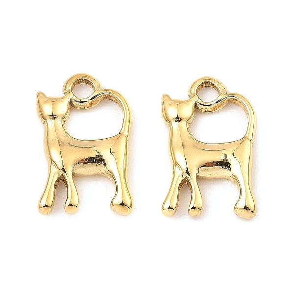 PandaHall 304 Stainless Steel Pendants, Cat Shape Charm, Real 18K Gold Plated, 17x11x3mm, Hole: 2.5mm 304 Stainless Steel Cat Shape
PandaHall 304 Stainless Steel Pendants, Cat Shape Charm, Real 18K Gold Plated, 17x11x3mm, Hole: 2.5mm 304 Stainless Steel Cat Shape