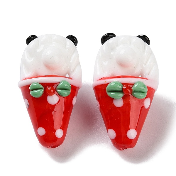 PandaHall Handmade Lampwork Beads, Ice Cream, Red, 33x19mm, Hole: 1.9mm Lampwork Ice Cream Red
PandaHall Handmade Lampwork Beads, Ice Cream, Red, 33x19mm, Hole: 1.9mm Lampwork Ice Cream Red