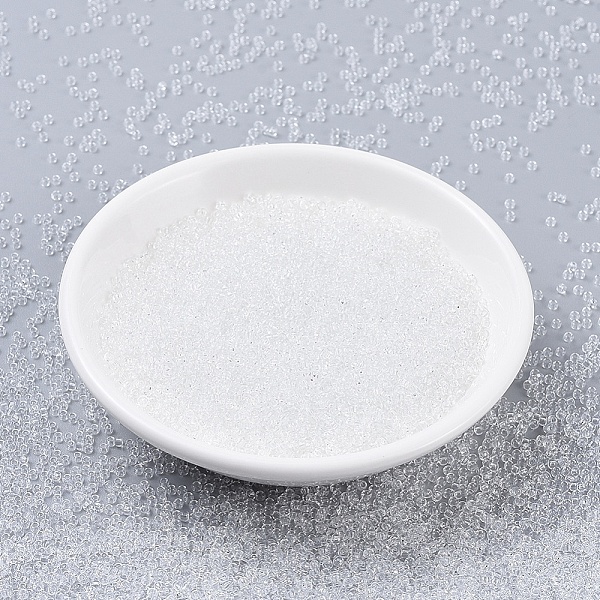 PandaHall MIYUKI Round Rocailles Beads, Japanese Seed Beads, (RR131) Transparent Crystal, 11/0, 2x1.3mm, Hole: 0.8mm, about 5500pcs/50g..., Clear
PandaHall MIYUKI Round Rocailles Beads, Japanese Seed Beads, (RR131) Transparent Crystal, 11/0, 2x1.3mm, Hole: 0.8mm, about 5500pcs/50g..., Clear