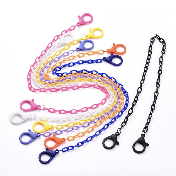 PandaHall Personalized ABS Plastic Cable Chain Necklaces, Handbag Chains, with Lobster Claw Clasps, Mixed Color, 18.97 inch(48.2cm) Plastic..., Multicolor
PandaHall Personalized ABS Plastic Cable Chain Necklaces, Handbag Chains, with Lobster Claw Clasps, Mixed Color, 18.97 inch(48.2cm) Plastic..., Multicolor