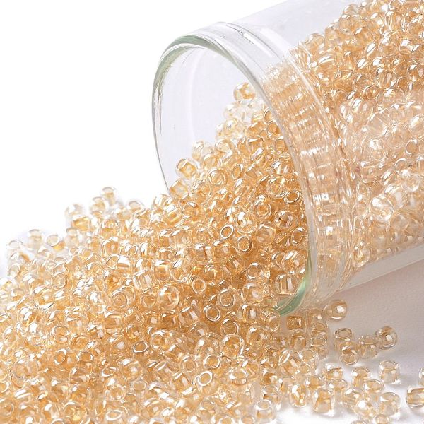 PandaHall TOHO Round Seed Beads, Japanese Seed Beads, (1816) Transparent Rainbow Light Topaz, 11/0, 2.2mm, Hole: 0.8mm, about 50000pcs/pound..., Brown
PandaHall TOHO Round Seed Beads, Japanese Seed Beads, (1816) Transparent Rainbow Light Topaz, 11/0, 2.2mm, Hole: 0.8mm, about 50000pcs/pound..., Brown