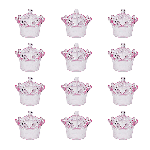 PandaHall Crown Shaped Plastic Candy Box, with Cap, for Wedding Party Candy Storage, Pink, 7.85x7.05cm Plastic Crown Pink
PandaHall Crown Shaped Plastic Candy Box, with Cap, for Wedding Party Candy Storage, Pink, 7.85x7.05cm Plastic Crown Pink