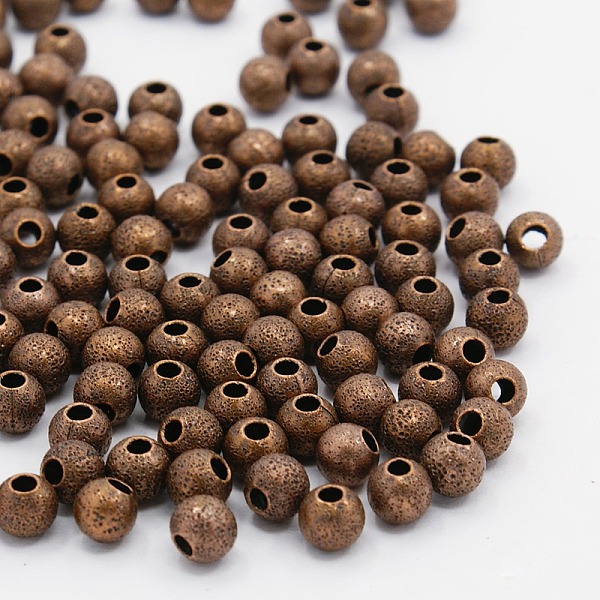 PandaHall Brass Textured Beads, Nickel Free, Round, Red Copper Color, Size: about 6mm in diameter, hole: 1mm Brass Round
PandaHall Brass Textured Beads, Nickel Free, Round, Red Copper Color, Size: about 6mm in diameter, hole: 1mm Brass Round