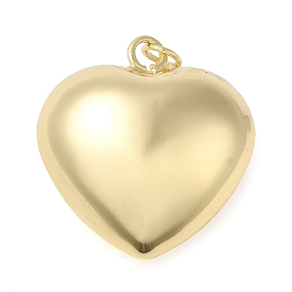 PandaHall Rack Plating Brass Pendants, with Jump Ring, Puffed Heart Charm, Real 18K Gold Plated, 27.5x25.5x13mm, Hole: 3mm Brass Heart
PandaHall Rack Plating Brass Pendants, with Jump Ring, Puffed Heart Charm, Real 18K Gold Plated, 27.5x25.5x13mm, Hole: 3mm Brass Heart