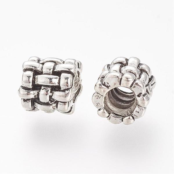 PandaHall Alloy European Beads with Screw, Large Hole Beads, Column, Antique Silver, 9x9mm, Hole: 4mm Alloy Column
PandaHall Alloy European Beads with Screw, Large Hole Beads, Column, Antique Silver, 9x9mm, Hole: 4mm Alloy Column