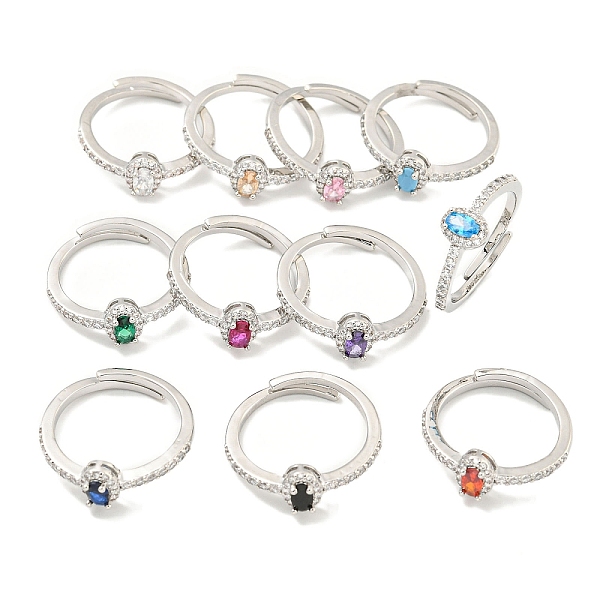 PandaHall Oval Rack Plating Brass Micro Pave Cubic Zirconia Adjustable Rings for Women, Cadmium Free & Lead Free, Long-Lasting Plated..., Multicolor
PandaHall Oval Rack Plating Brass Micro Pave Cubic Zirconia Adjustable Rings for Women, Cadmium Free & Lead Free, Long-Lasting Plated..., Multicolor