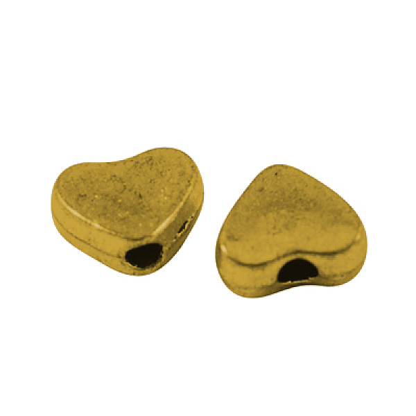 PandaHall Alloy Beads, Cadmium Free & Lead Free, Heart, Antique Golden, 6x5x3mm, Hole: 1mm Alloy Heart
PandaHall Alloy Beads, Cadmium Free & Lead Free, Heart, Antique Golden, 6x5x3mm, Hole: 1mm Alloy Heart