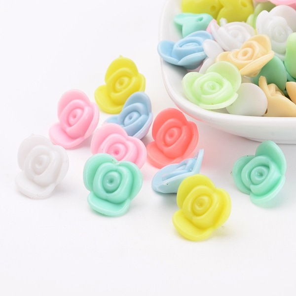 PandaHall Opaque Acrylic Beads, Plastic Flower Beads, Mixed Color, 15x15x8mm, Hole: 1.5mm Acrylic Flower Multicolor
PandaHall Opaque Acrylic Beads, Plastic Flower Beads, Mixed Color, 15x15x8mm, Hole: 1.5mm Acrylic Flower Multicolor