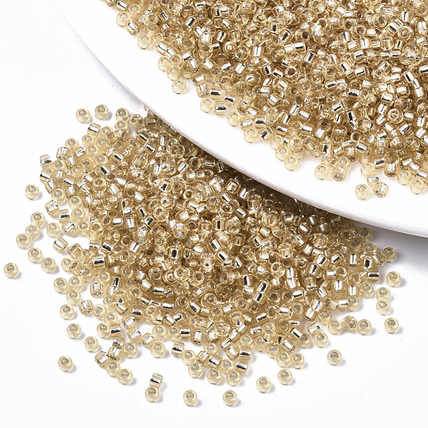 PandaHall Glass Seed Beads, Fit for Machine Eembroidery, Silver Lined, Round, Blanched Almond, 2.5x1.5mm, Hole: 1mm, about 20000pcs/bag..., Orange
PandaHall Glass Seed Beads, Fit for Machine Eembroidery, Silver Lined, Round, Blanched Almond, 2.5x1.5mm, Hole: 1mm, about 20000pcs/bag..., Orange