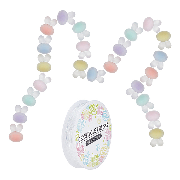 PandaHall SUNNYCLUE 120Pcs 6 Colors Transparent Acrylic Rabbit Head Beads and 1 Roll Elastic Crystal Thread, for DIY Stretch Bracelets..., Multicolor
PandaHall SUNNYCLUE 120Pcs 6 Colors Transparent Acrylic Rabbit Head Beads and 1 Roll Elastic Crystal Thread, for DIY Stretch Bracelets..., Multicolor