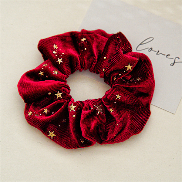 PandaHall Solid Color with Star Cloth Ponytail Scrunchy Hair Ties, Ponytail Holder Hair Accessories for Women and Girls, Red, 110mm Cloth...
PandaHall Solid Color with Star Cloth Ponytail Scrunchy Hair Ties, Ponytail Holder Hair Accessories for Women and Girls, Red, 110mm Cloth...