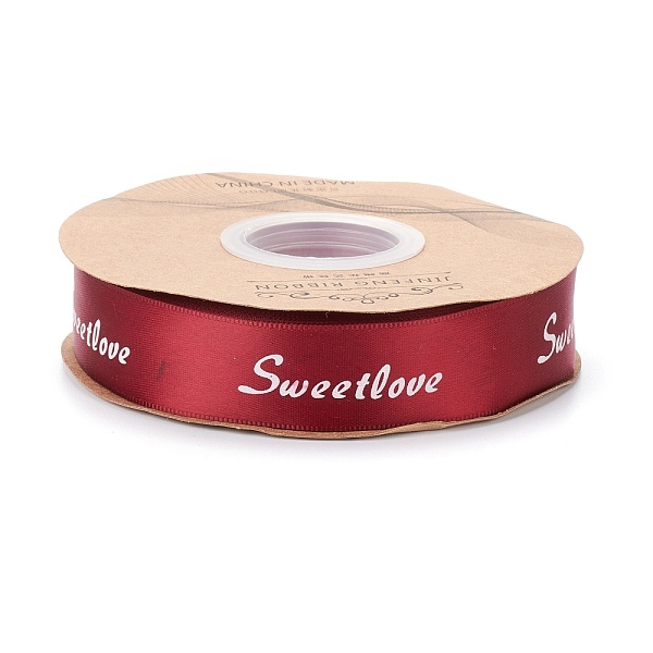 PandaHall Polyester Grosgrain Ribbons, with Word Sweet Love, for Gifts Wrapping Party, FireBrick, 1 inch(25mm), 45m/Roll Polyester Word Red
PandaHall Polyester Grosgrain Ribbons, with Word Sweet Love, for Gifts Wrapping Party, FireBrick, 1 inch(25mm), 45m/Roll Polyester Word Red