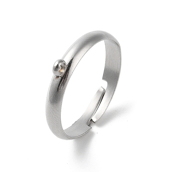 PandaHall 304 Stainless Steel Open Cuff Rings Findings, Loop Ring Base, Stainless Steel Color, Hole: 1.8mm, US Size 7 1/4(17.5mm) 304...
PandaHall 304 Stainless Steel Open Cuff Rings Findings, Loop Ring Base, Stainless Steel Color, Hole: 1.8mm, US Size 7 1/4(17.5mm) 304...