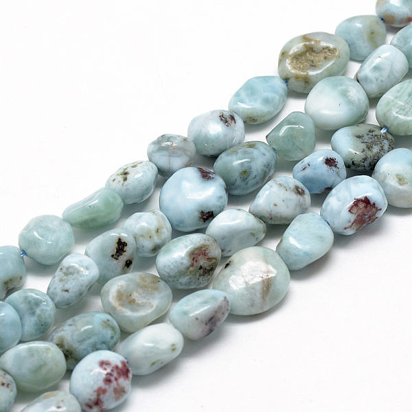 PandaHall Natural Larimar Beads Strands, Grade A, Oval, 8~15x7~12x4~12mm, Hole: 1mm, about 30~45pcs/strand, 15.7 inch Larimar Oval
PandaHall Natural Larimar Beads Strands, Grade A, Oval, 8~15x7~12x4~12mm, Hole: 1mm, about 30~45pcs/strand, 15.7 inch Larimar Oval