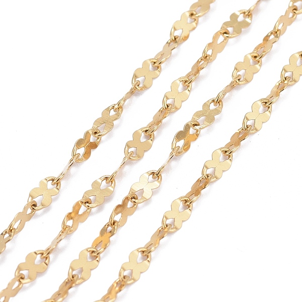 PandaHall Ion Plating(IP) 304 Stainless Steel Dapped Link Chains, Soldered, with Spool, Golden, 5x2.5x1.5mm, about 32.8 Feet(10m)/roll 304...
PandaHall Ion Plating(IP) 304 Stainless Steel Dapped Link Chains, Soldered, with Spool, Golden, 5x2.5x1.5mm, about 32.8 Feet(10m)/roll 304...