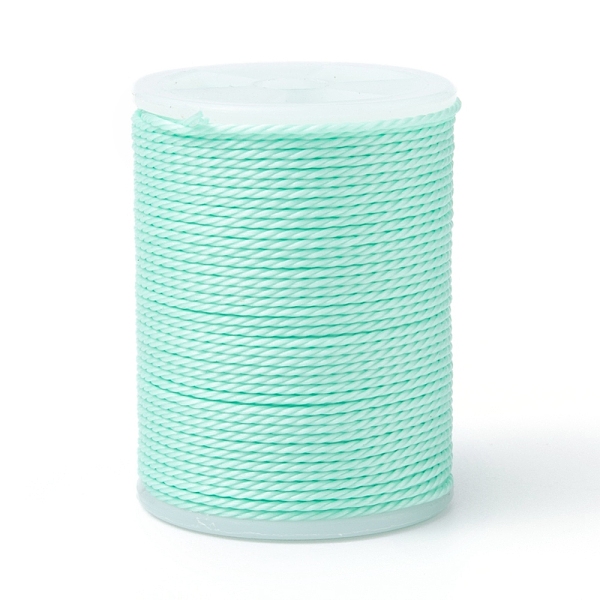 PandaHall Round Waxed Polyester Cord, Taiwan Waxed Cord, Twisted Cord, Pale Green, 1mm, about 12.02 yards(11m)/roll Waxed Polyester Cord...
PandaHall Round Waxed Polyester Cord, Taiwan Waxed Cord, Twisted Cord, Pale Green, 1mm, about 12.02 yards(11m)/roll Waxed Polyester Cord...