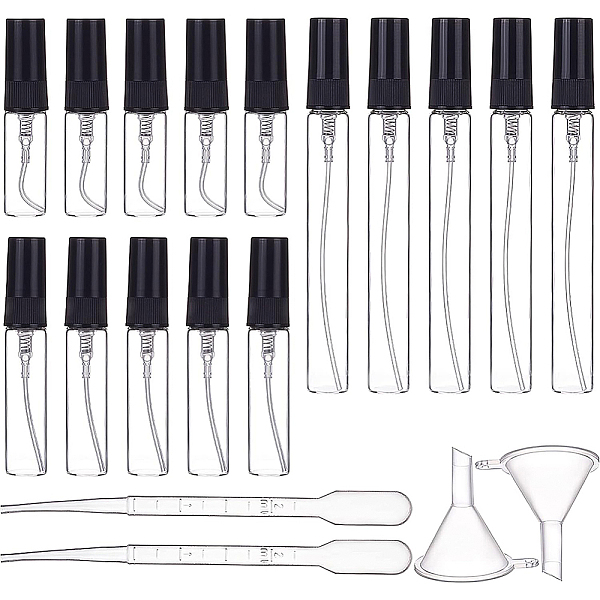 PandaHall BENECREAT 30PCS 3ml/5ml/10ml Mini Fine Mist Glass Spray Bottle Clear Glass Travel Empty Atomiser(Black Cap with 2PCS Funnel and...
PandaHall BENECREAT 30PCS 3ml/5ml/10ml Mini Fine Mist Glass Spray Bottle Clear Glass Travel Empty Atomiser(Black Cap with 2PCS Funnel and...