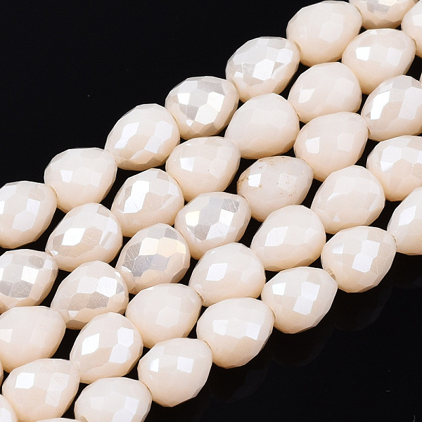PandaHall Opaque Glass Beads Strands, AB Color Plated, Faceted, Teardrop, Old Lace, 4.5x4.5mm, Hole: 1mm, about 99~101pcs/strand, 17.64...
PandaHall Opaque Glass Beads Strands, AB Color Plated, Faceted, Teardrop, Old Lace, 4.5x4.5mm, Hole: 1mm, about 99~101pcs/strand, 17.64...