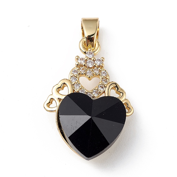 PandaHall Real 18K Gold Plated Rack Plating Brass Micro Pave Clear Cubic Zirconia Pendants, with Glass, Long-Lasting Plated, Cadmium Free &..., Black
PandaHall Real 18K Gold Plated Rack Plating Brass Micro Pave Clear Cubic Zirconia Pendants, with Glass, Long-Lasting Plated, Cadmium Free &..., Black