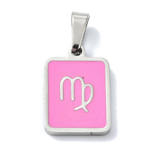 PandaHall 304 Stainless Steel Pendants, with Enamel, Stainless Steel Color, Rectangle with Constellation Charms, Virgo, 16x11x1.5mm, Hole...
PandaHall 304 Stainless Steel Pendants, with Enamel, Stainless Steel Color, Rectangle with Constellation Charms, Virgo, 16x11x1.5mm, Hole...
