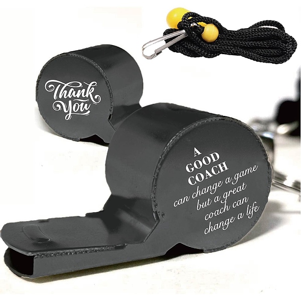 PandaHall 304 Stainless Steel Whistles, with Word, for Referee, Coaches, Teacher, Kids, Word, 45x18x22mm Stainless Steel Word
PandaHall 304 Stainless Steel Whistles, with Word, for Referee, Coaches, Teacher, Kids, Word, 45x18x22mm Stainless Steel Word