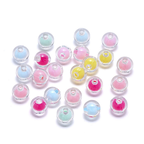 PandaHall Transparent Acrylic Beads, Bead in Bead, Round, Mixed Color, 8x7.5mm, Hole: 2mm, about 100pcs/bag Acrylic Round Multicolor
PandaHall Transparent Acrylic Beads, Bead in Bead, Round, Mixed Color, 8x7.5mm, Hole: 2mm, about 100pcs/bag Acrylic Round Multicolor
