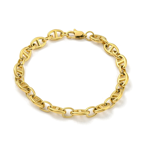 PandaHall Ion Plating(IP) 304 Stainless Steel Oval Link Chain Bracelets, Golden, 9-1/8 inch(23cm) 304 Stainless Steel
PandaHall Ion Plating(IP) 304 Stainless Steel Oval Link Chain Bracelets, Golden, 9-1/8 inch(23cm) 304 Stainless Steel