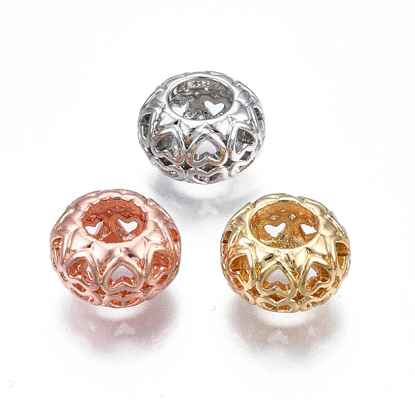 PandaHall Rack Plating Alloy European Beads, Large Hole Beads, Cadmium Free & Nickel Free & Lead Free, Rondelle, Mixed Color, 11.5x7mm, Hole...
PandaHall Rack Plating Alloy European Beads, Large Hole Beads, Cadmium Free & Nickel Free & Lead Free, Rondelle, Mixed Color, 11.5x7mm, Hole...