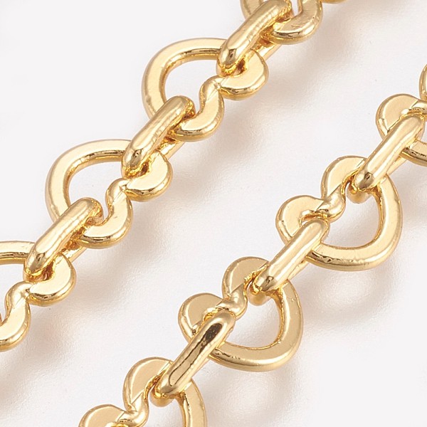 PandaHall Brass Heart Link Chain Necklaces, with Lobster Claw Clasps, Long-lasting Plated, Real 18K Gold Plated, 21.8 inch(55.5cm) Brass
PandaHall Brass Heart Link Chain Necklaces, with Lobster Claw Clasps, Long-lasting Plated, Real 18K Gold Plated, 21.8 inch(55.5cm) Brass
