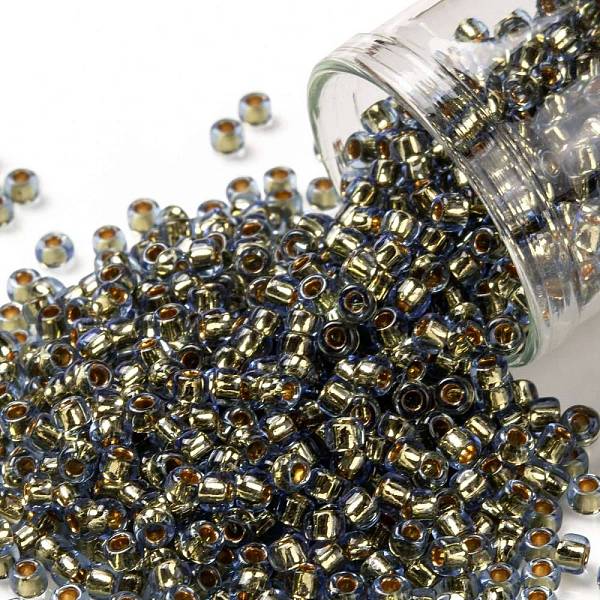 PandaHall TOHO Round Seed Beads, Japanese Seed Beads, (757) 24K Gold Lined Sky Blue, 8/0, 3mm, Hole: 1mm, about 220pcs/10g Glass Blue
PandaHall TOHO Round Seed Beads, Japanese Seed Beads, (757) 24K Gold Lined Sky Blue, 8/0, 3mm, Hole: 1mm, about 220pcs/10g Glass Blue