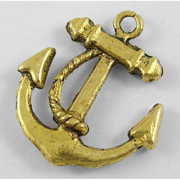 PandaHall Tibetan Style Alloy Pendants, Anchor, Lead Free and Cadmium Free, Antique Golden, about 20mm wide, 23mm long, hole: 2mm Alloy...
PandaHall Tibetan Style Alloy Pendants, Anchor, Lead Free and Cadmium Free, Antique Golden, about 20mm wide, 23mm long, hole: 2mm Alloy...