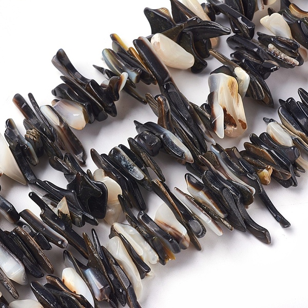 PandaHall Freshwater Shell Beads Strands, Chip, Seashell Color, 10~30x7~10mm, Hole: 0.5mm, 15.3~15.5 inch(39~39.5cm) Freshwater Shell Chip
PandaHall Freshwater Shell Beads Strands, Chip, Seashell Color, 10~30x7~10mm, Hole: 0.5mm, 15.3~15.5 inch(39~39.5cm) Freshwater Shell Chip
