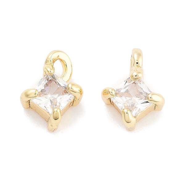 PandaHall Brass with Cubic Zirconia Pendant, Rhombus, Real 18K Gold Plated, 7x5x3.3~3.8mm, Hole: 1mm Brass+Cubic Zirconia Rhombus Clear
PandaHall Brass with Cubic Zirconia Pendant, Rhombus, Real 18K Gold Plated, 7x5x3.3~3.8mm, Hole: 1mm Brass+Cubic Zirconia Rhombus Clear