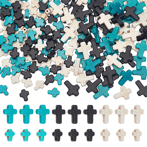 PandaHall arricraft 189 Pcs 2 Sizes Turquoise Cross Beads, Greek Cross Stone Beads Crucifix Charm Spacer Beads for Bracelets Earrings DIY..., Multicolor
PandaHall arricraft 189 Pcs 2 Sizes Turquoise Cross Beads, Greek Cross Stone Beads Crucifix Charm Spacer Beads for Bracelets Earrings DIY..., Multicolor