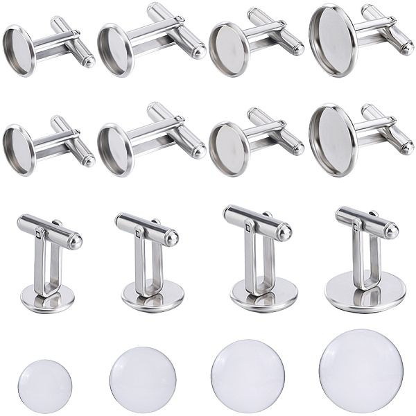 PandaHall Beebeecraft 1 Box 8Pcs 10/12/14/16mm Blank Cufflink Stainless Steel Round Tray Settings with 8Pcs Dome Clear Glass Covers...
PandaHall Beebeecraft 1 Box 8Pcs 10/12/14/16mm Blank Cufflink Stainless Steel Round Tray Settings with 8Pcs Dome Clear Glass Covers...
