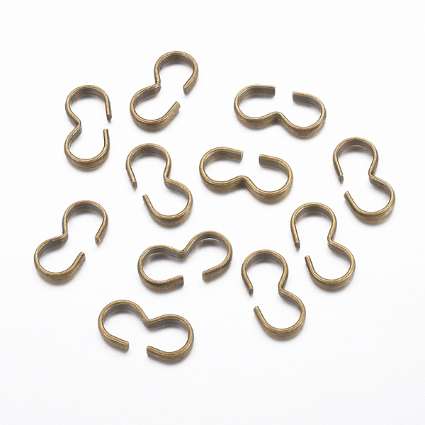 PandaHall Iron Quick Link Connectors, Chain Findings, Number 3 Shaped Clasps, Cadmium Free & Nickel Free & Lead Free, Antique Bronze...
PandaHall Iron Quick Link Connectors, Chain Findings, Number 3 Shaped Clasps, Cadmium Free & Nickel Free & Lead Free, Antique Bronze...